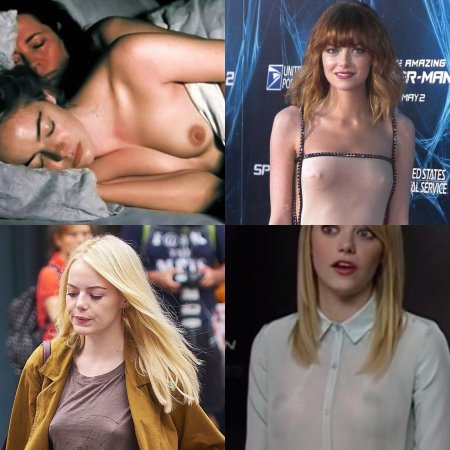 Emma stone nipples