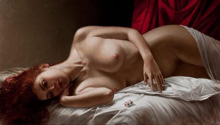 Nude painting by Bruno Di Maio