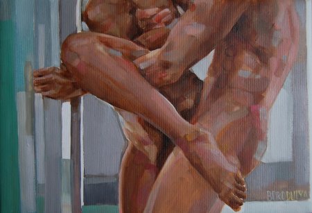 Porn oil painting