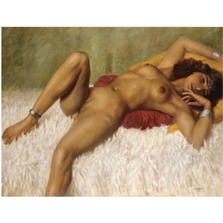 Zinaida Serebriakova sleeping model