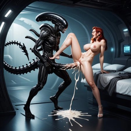 Futanari xenomorph