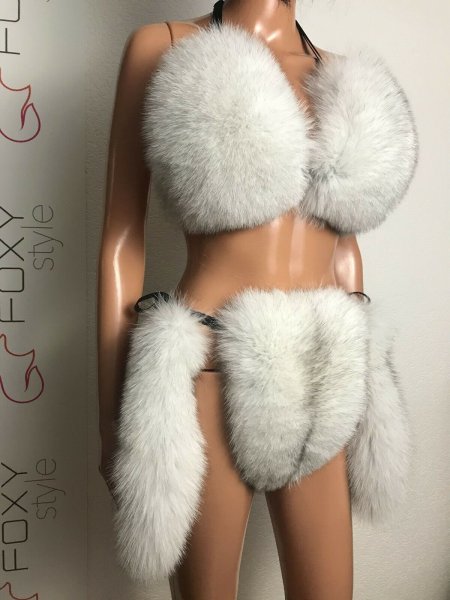 Fur bikini