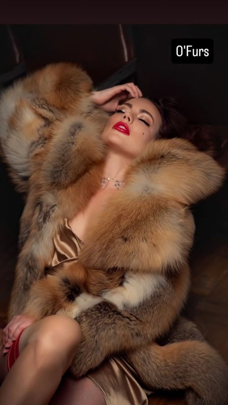 Woman in a fur coat