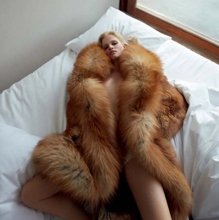 Girl in furs