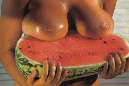 Girls with big watermelon boobs