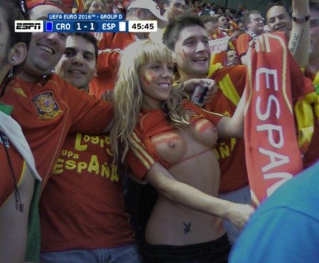 Spanish national team fans