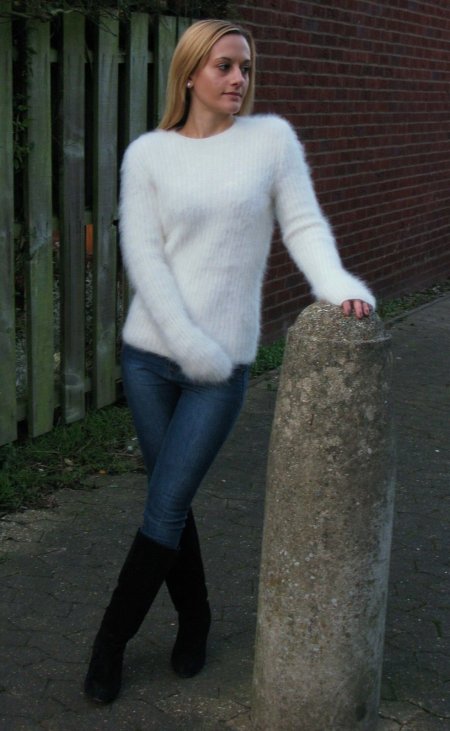 Fluffy Angora Sweater