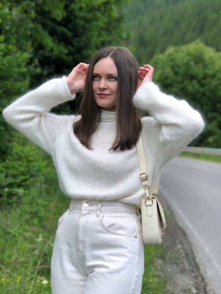 White sweater