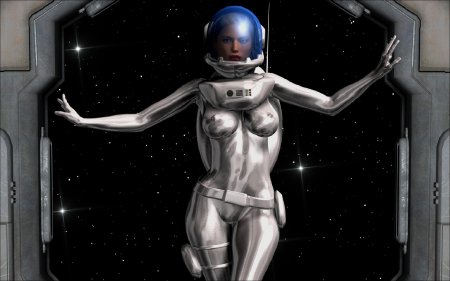 Nude space girls