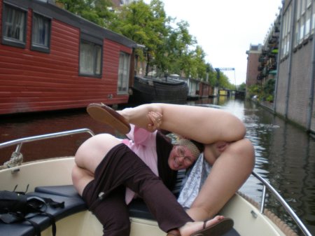 Naked in public Amsterdam