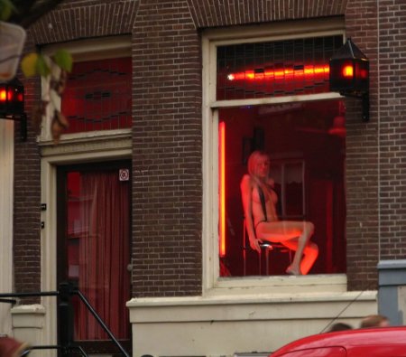 Amsterdam Red Light District showcases