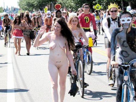 Solstice parade nude in public