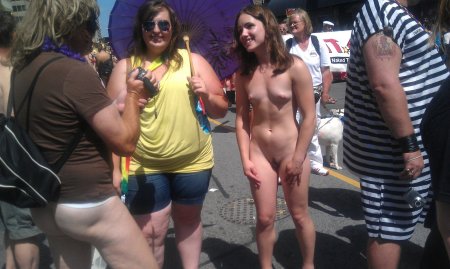 Naked in public