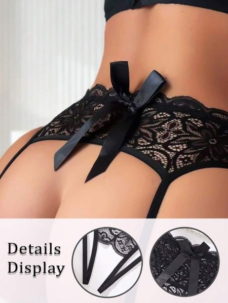 Bow erotic lingerie
