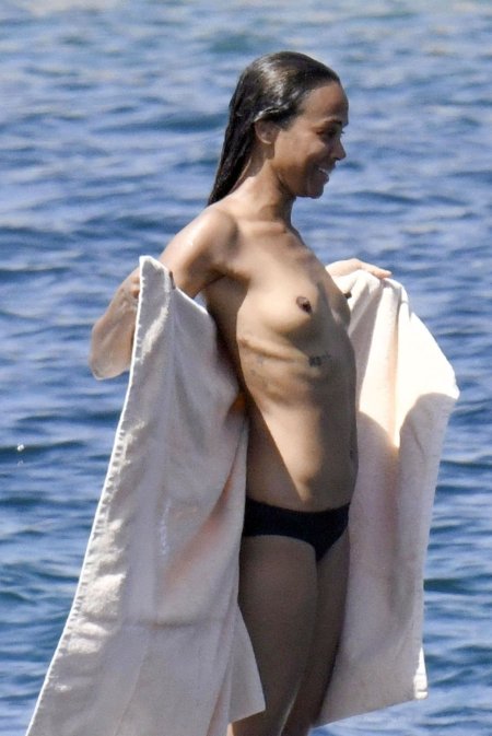 Zoe Saldana Breasts