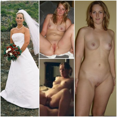 Dressed undressed brides private anal
