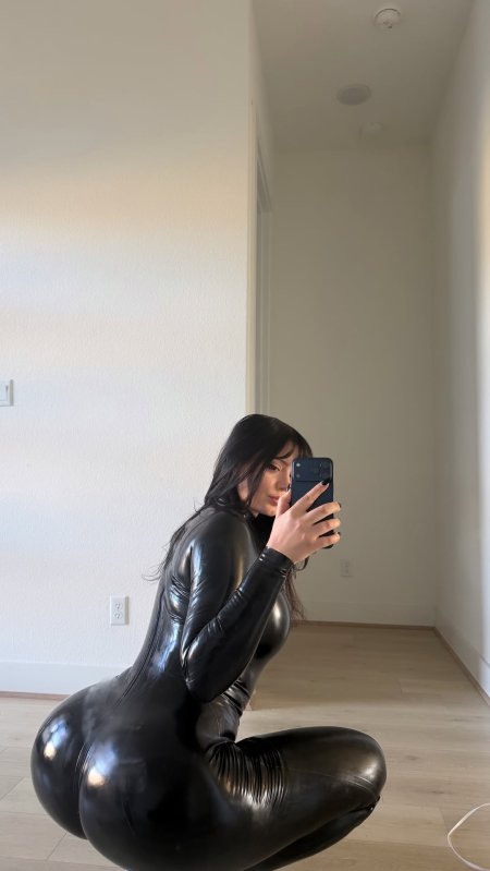 Girls in leather and latex clothes