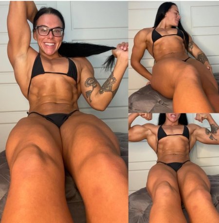 Bodybuilder woman
