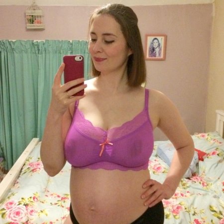 Naked mature pregnant women