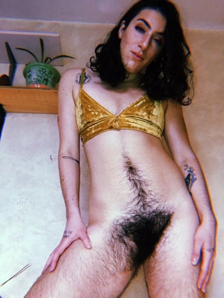 Very hairy girl