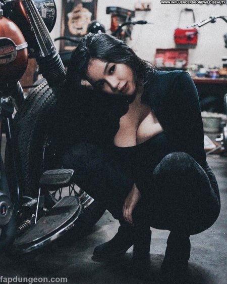 Girl on a motorcycle