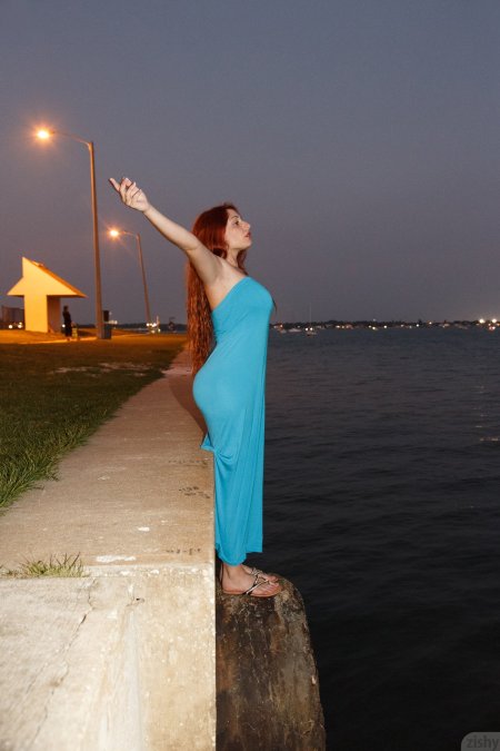Girl in a dress