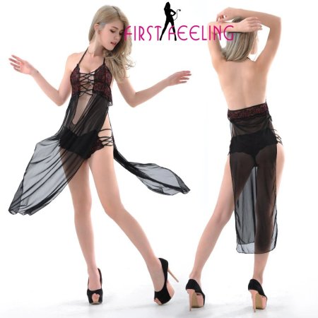 Dancing in negligee